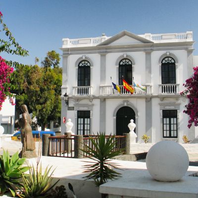 The Ayuntamiento building in Haria, Lanzarote